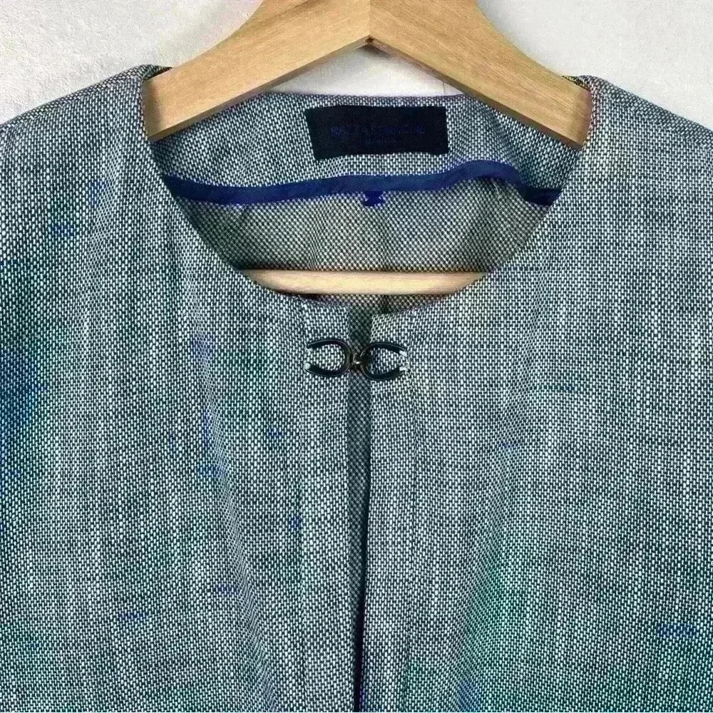 Piazza Sempione Size Italy 42 (US Small) Blue Women's Blazer - Picture 4 of 10